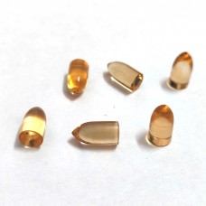 Natural Citrine 10x5mm smooth bullet shape stone 2.04 cts